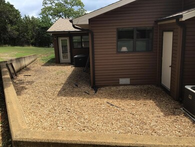 side/rear of home