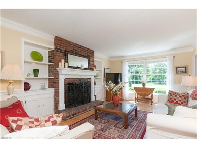 Family Room with Beautiful Fireplace, Double Crown