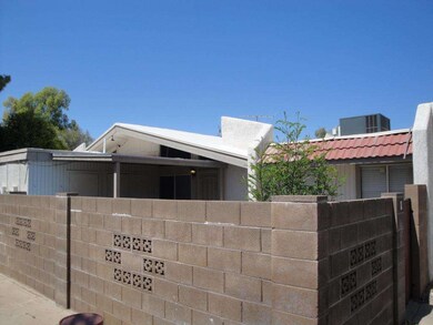 Walled in yard