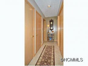 Hall leading to master suite