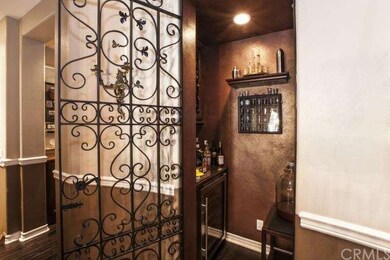 Wine grotto, with wine fridge