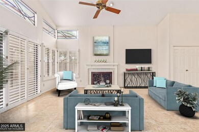 Living Room Staged