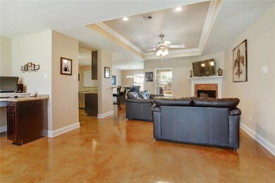BEAUTIFUL OPEN FLOOR PLAN. STAINED AND SCORED CONC