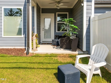 Rear patio small siting area
