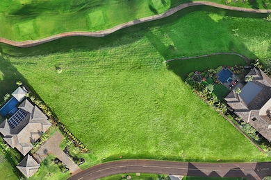 Homes to the left and right are completed