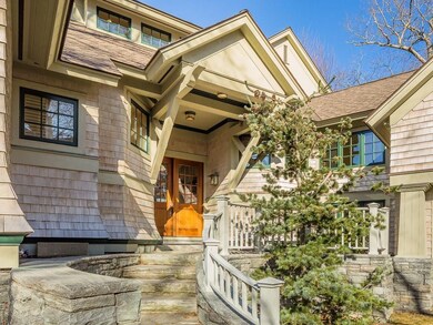 Beautiful stone entryway