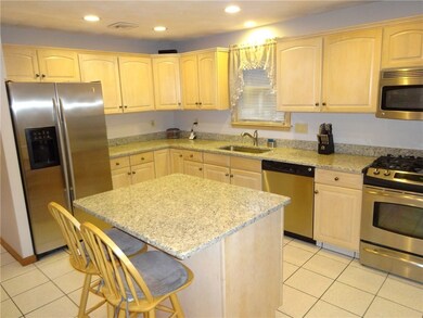 Kitchen with new Granite Counters