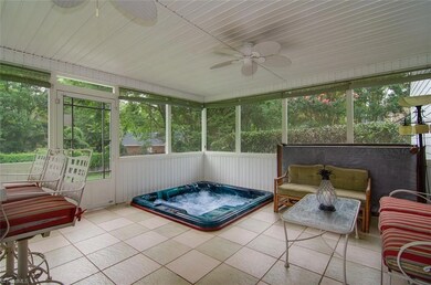 The Weather is Now PERFECT for PRIVATE SUNKEN 6+ PERSON HOT TUB!  Enjoy your Morning Coffee or Dine with your Favorite Friends/Family on this Enormous Screened Porch.  The Porch was Designed for Privacy with a Sunken Jacuzzi and Tall Shrubbery on Both Sides of the Porch.