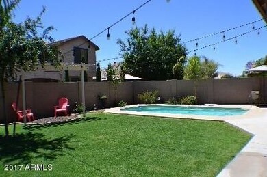 BACK YARD AND POOL
