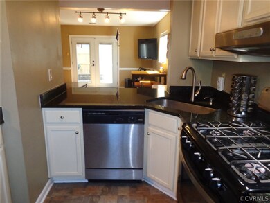 See how the Kitchen opens up to the Family Room