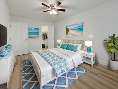 Discover a serene retreat in this virtually staged bedroom, featuring a soothing coastal theme with bright, airy decor and inviting touches that promise relaxation and style.