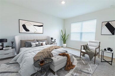 Owner's Suite with bright sunshine - virtually staged