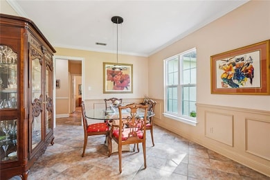 Formal dining area