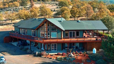 Twin Pines Home Front of House Drone