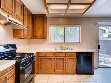 Kitchen with overhead lighting - brand new dishwas