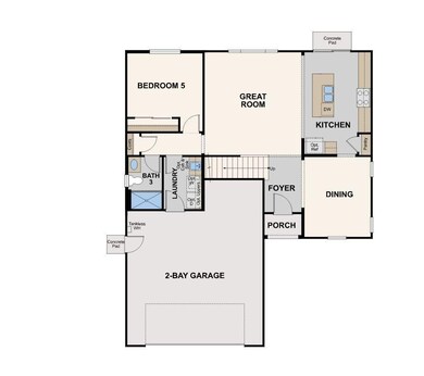 2351 North Filbert Ave, First Floor, Floor Plan