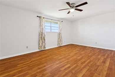Primary bedroom is very large with a walk in closet.