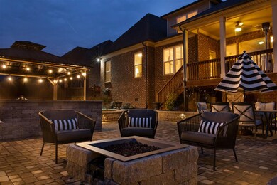 This captivating fire pit is the perfect spot to g