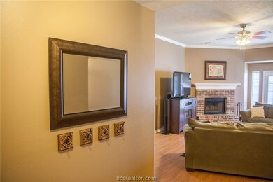 front entry facing into living room