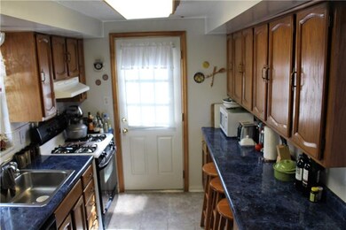 Kitchen with access to outside deck great for ente