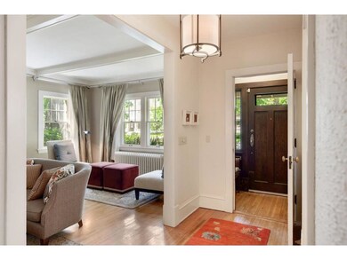 Inviting center hall entry