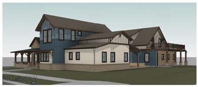 Architectural concept as viewed from the south wes
