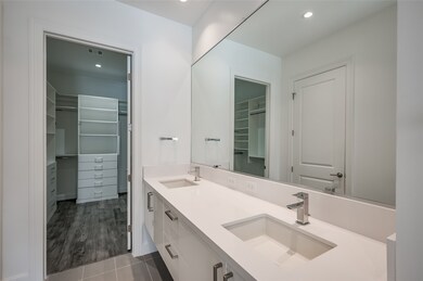 A closer look at the stunning floating double vani