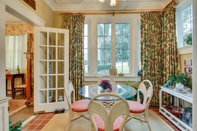 Sunny breakfast nook off kitchen