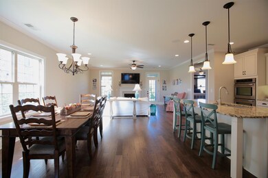 main area, dining