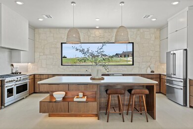 Kitchen with premium appliances, modern cabinets,