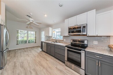 Kitchen with Stainless Steel appliances