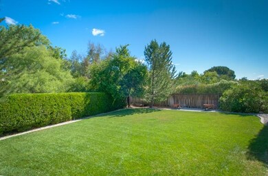 Private backyard...