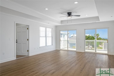 Living Room Located on Upper Level with Ocean View