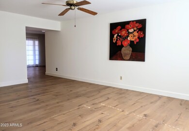 Living room at entry