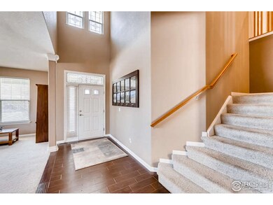 Elegant entry with beautiful tile flooring