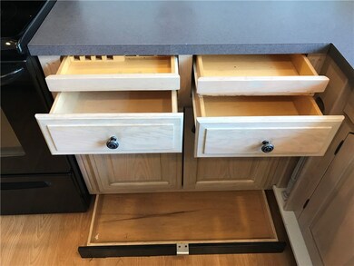 custom cabinets and drawers in kitchen