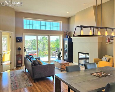 Main living and dining area open up to the new deck with stunning views of the Hoodoos