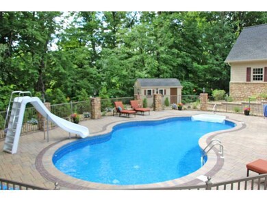 Exterior Back. In Ground Pool and Pool House