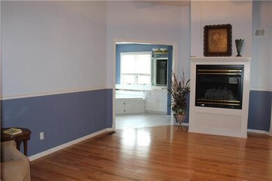 Master bedroom on main level with Wood floors and 