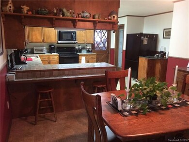 Dining room and kitchen