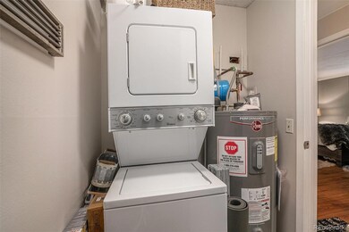 Stackable laundry with new 50-gallon water heater 