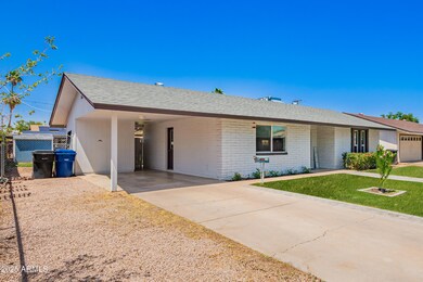 Front of Home Carport