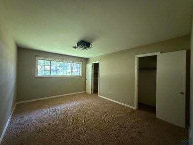 Unfurnished bedroom featuring carpet and multiple closets