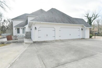 3 car attached garage