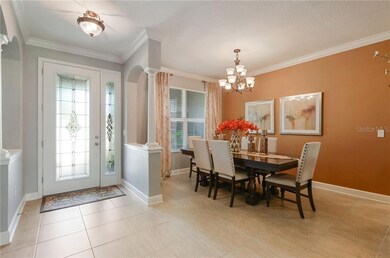 Entry and dining room