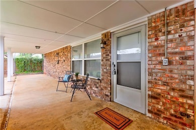 Covered front porch
