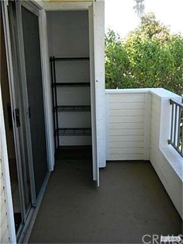 Private patio and storage