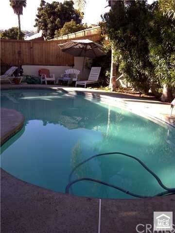 Private in ground pool.