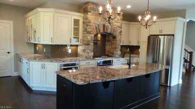 Wellborn Custom Lightly Glazed and Painted Cabinet