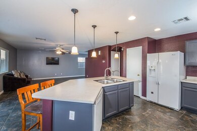 Kitchen Island and Great ROom